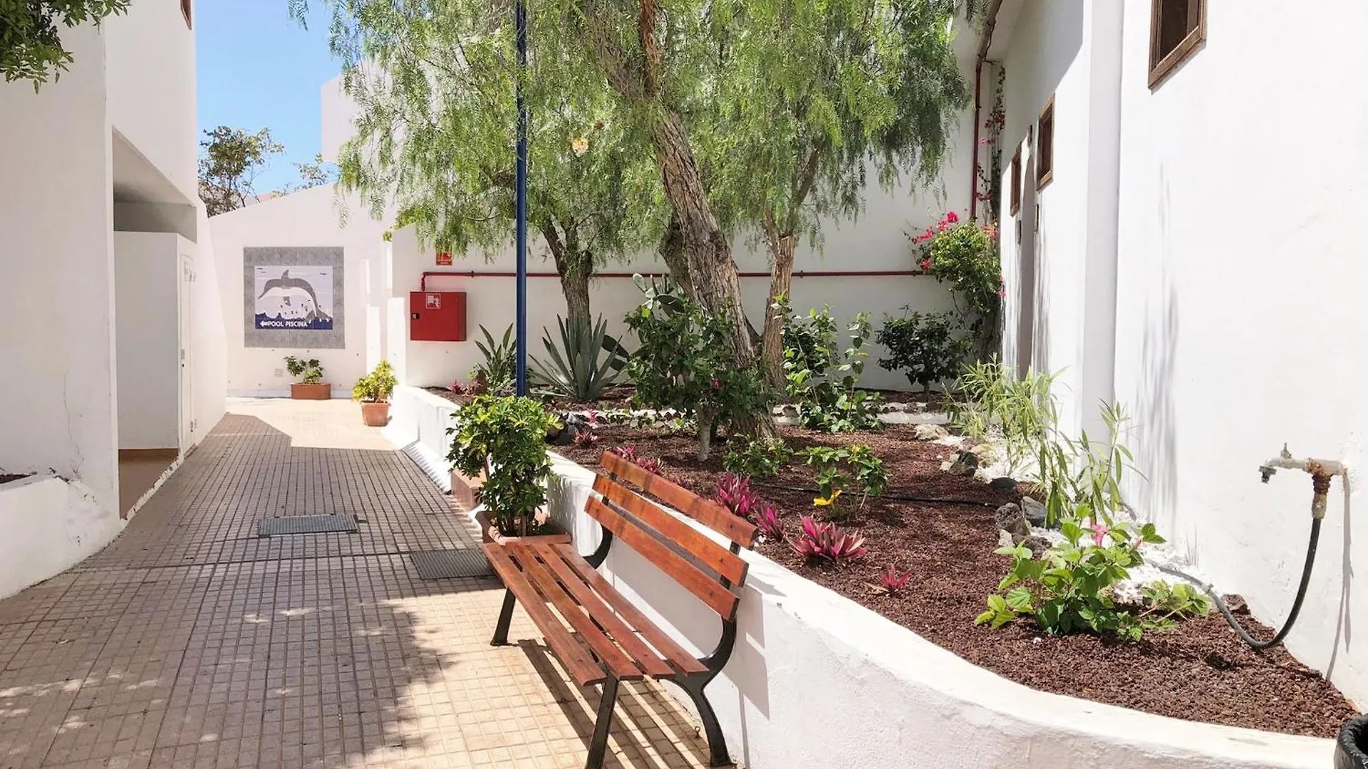 Bonito Apartmento En Garden City Con Piscina Climatizada Playa Feñabe 0*,